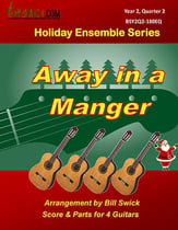 Bill Swick's Year 2, Quarter 2 - Holiday Ensembles for Four Guitars Guitar and Fretted sheet music cover